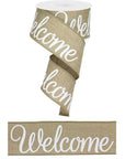 Flax Color Welcome Ribbon