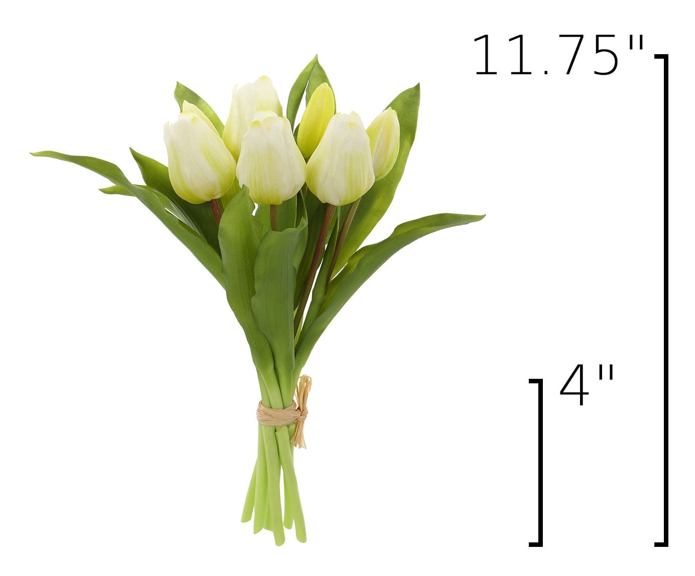 Size guide: 11.75 inches overall, splits at 4 inches