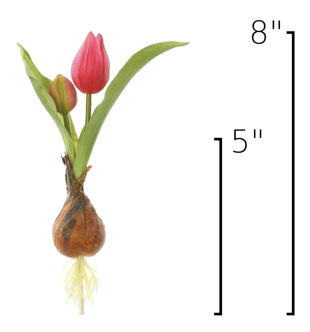 Size guide: 8 inches overall, splits at 5 inches