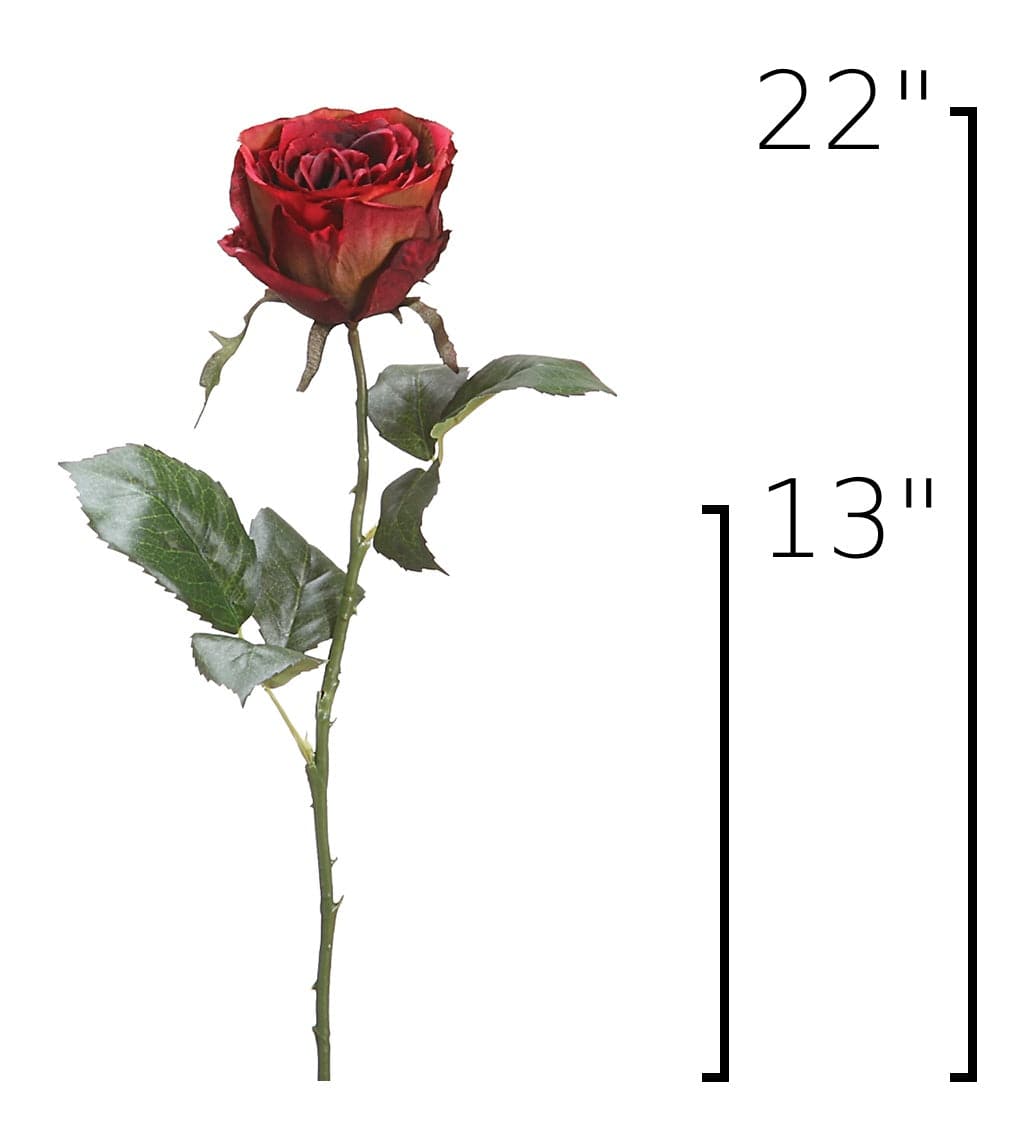 Size guide: 22 inches overall, splits at 13 inches