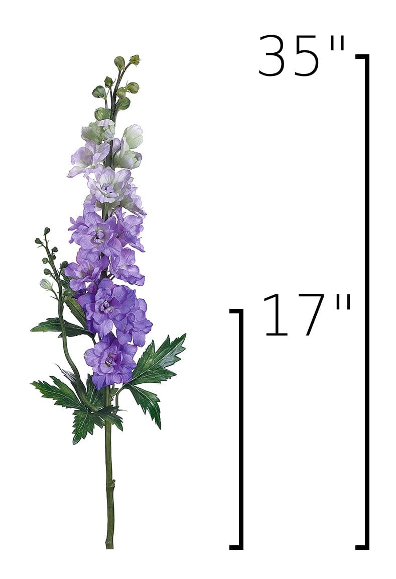 Size guide: 35 inches overall, splits at 17 inches