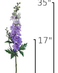 Size guide: 35 inches overall, splits at 17 inches