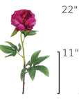 Size guide: 22 inches overall, splits at 11 inches