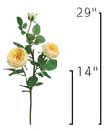 Size guide: 29 inches overall, splits at 14 inches