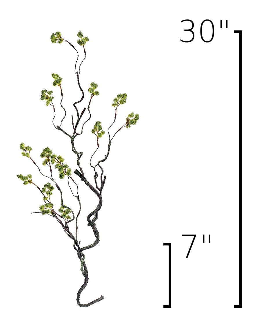 Size guide: 30 inches overall, splits at 7 inches