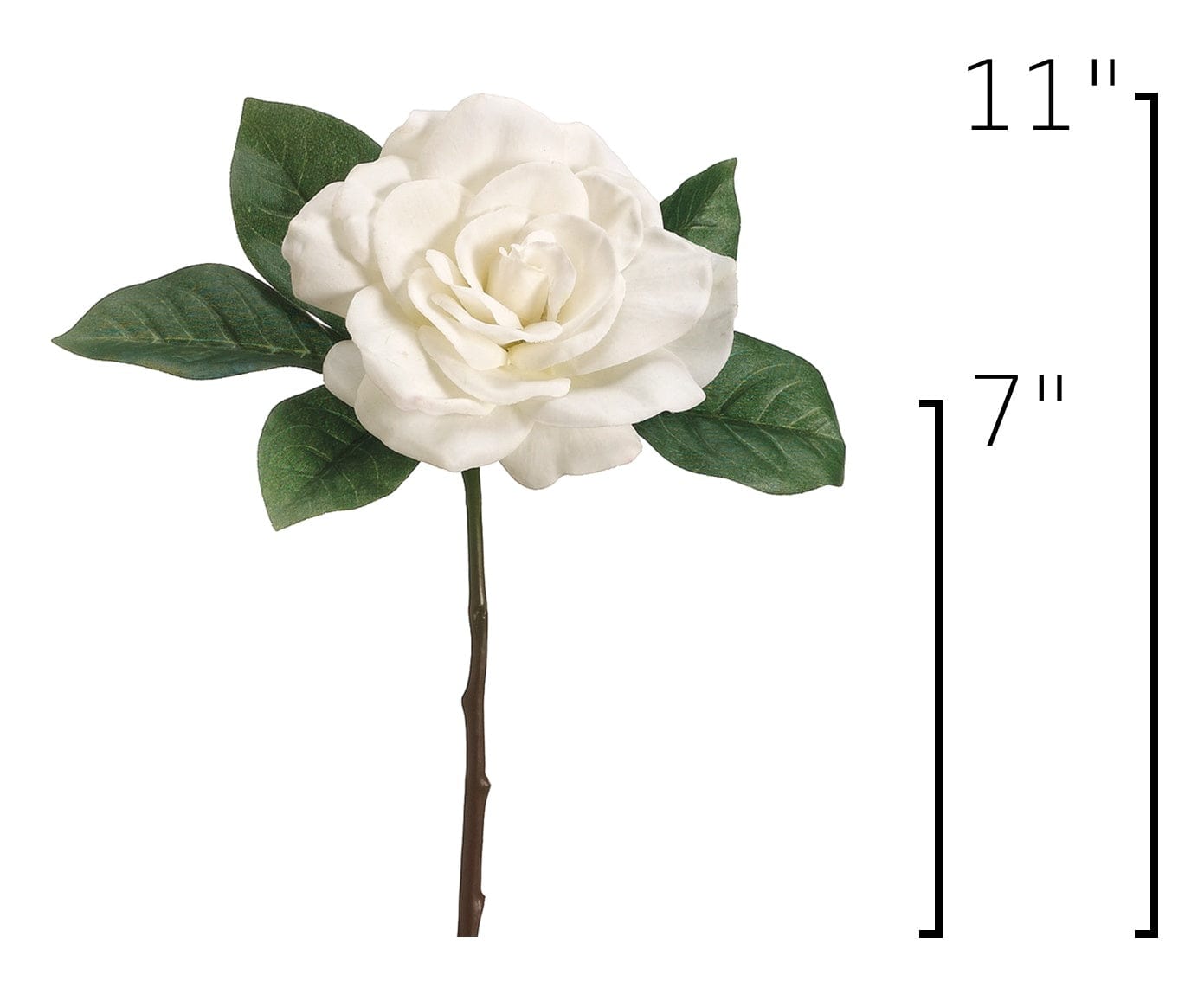 Size guide: 11 inches overall, splits at 7 inches