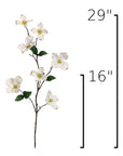Size guide: 29 inches overall, splits at 16 inches