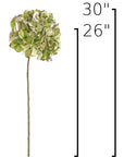 Size guide: 30 inches overall, splits at 26 inches