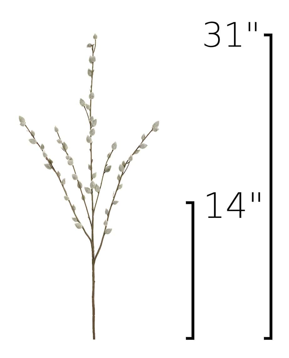 Size guide: 31 inches overall, splits at 14 inches