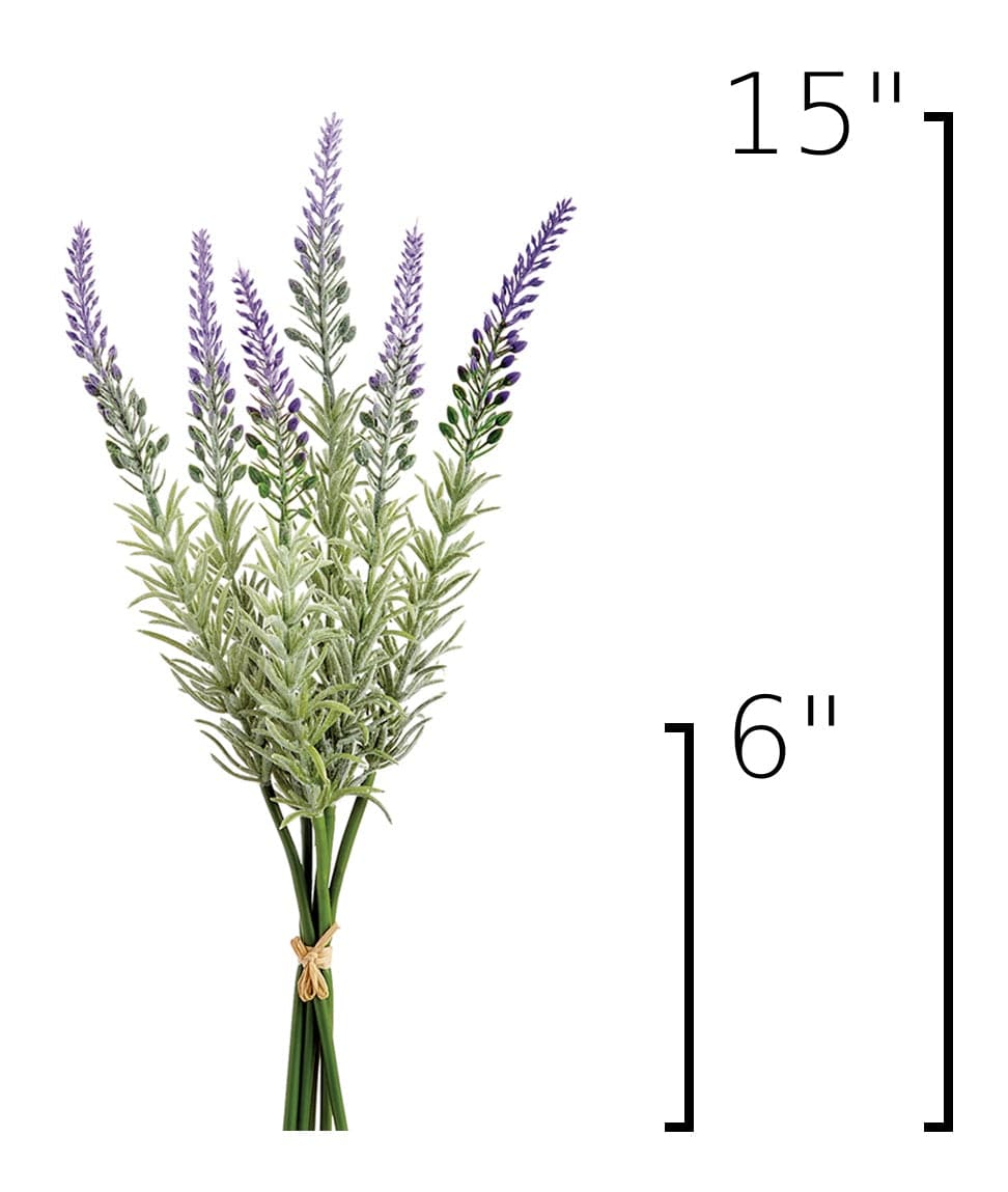 Size guide: 15 inches overall, splits at 6 inches