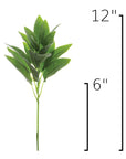 Size guide: 12 inches overall, splits at 6 inches