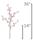 Size guide: 36 inches overall, splits at 14 inches