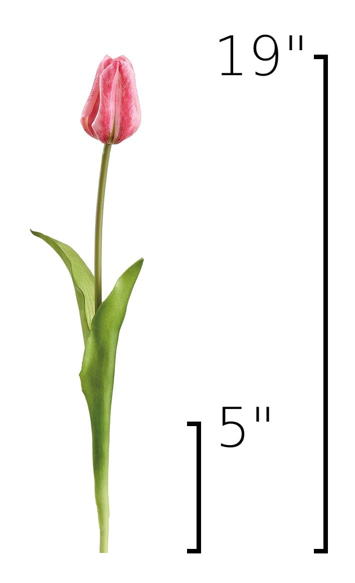 Size guide: 19 inches overall, splits at 5 inches