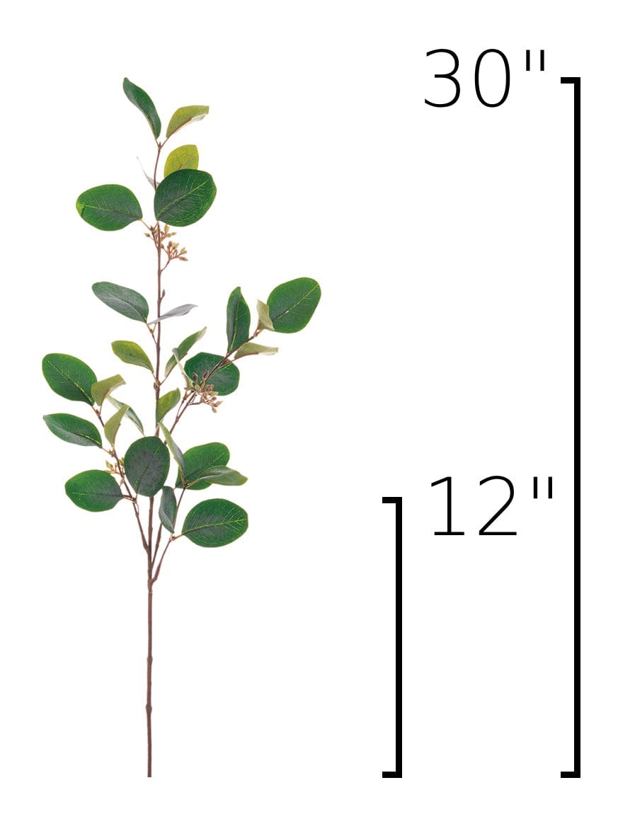 Size guide: 30 inches overall, splits at 12 inches