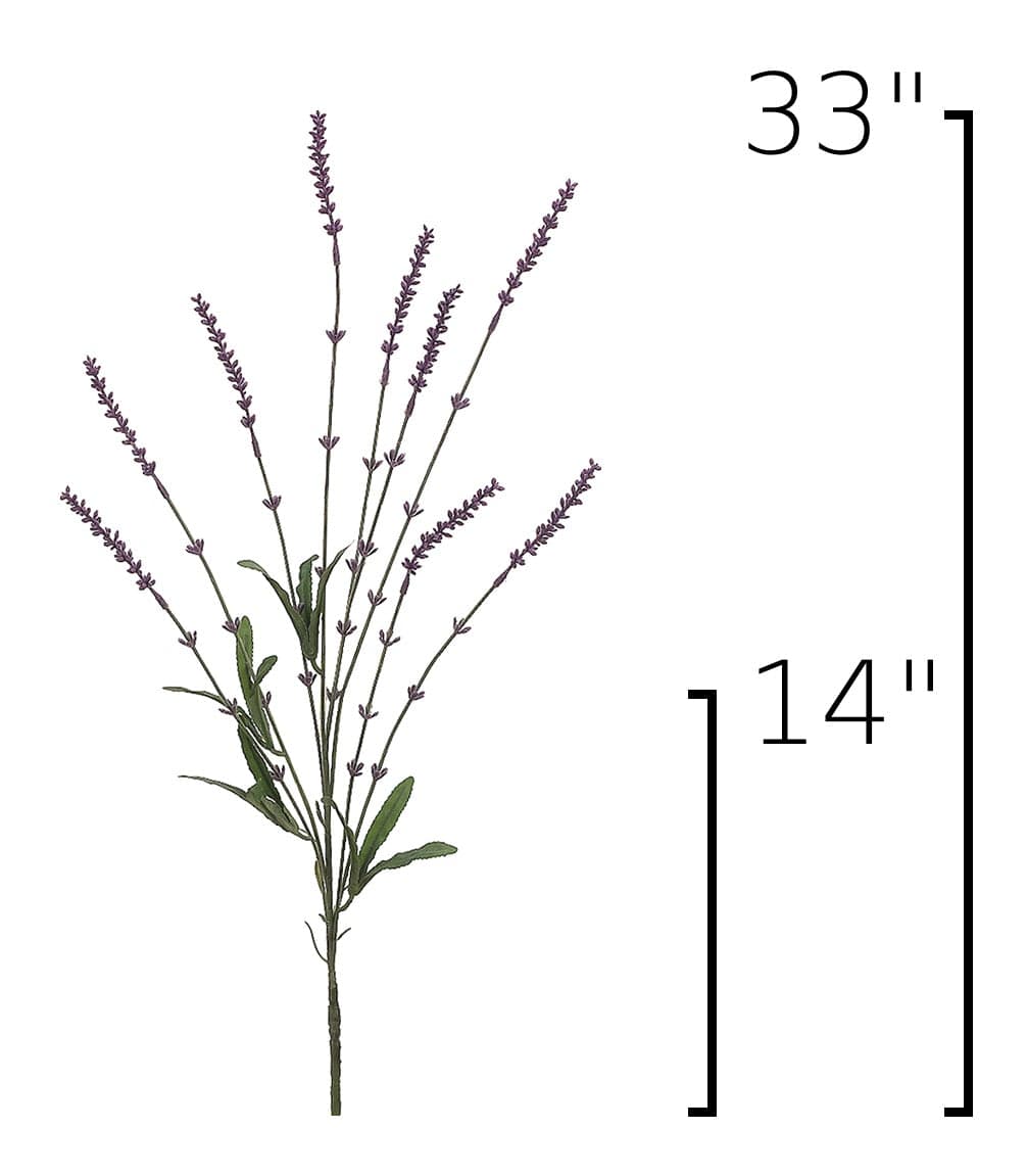 Size guide: 33 inches overall, splits at 14 inches
