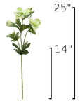 Size guide: 25 inches overall, splits at 14 inches