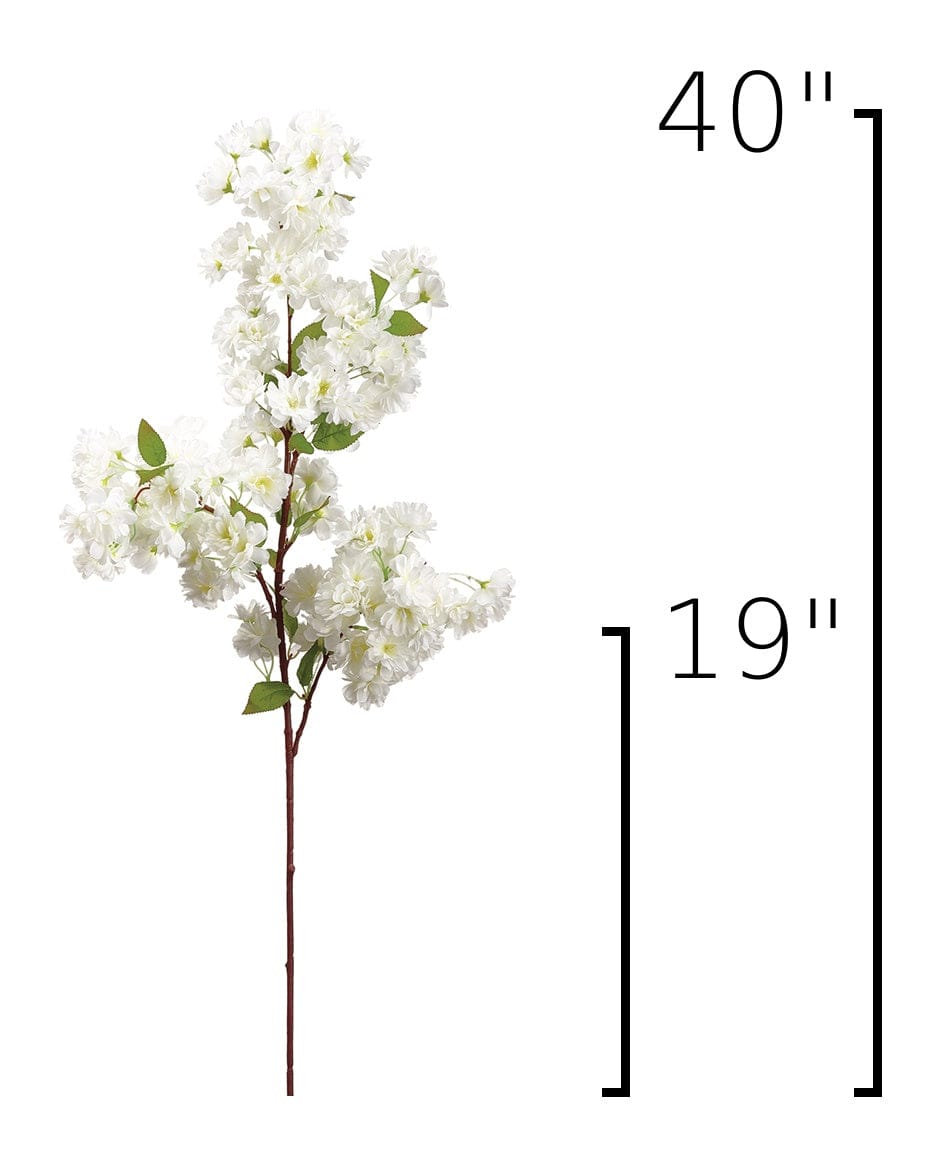 Size guide: 40 inches overall, splits at 19 inches