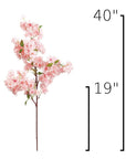 Size guide: 40 inches overall, splits at 19 inches
