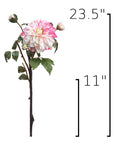 Size guide: 23.5 inches overall, splits at 11 inches