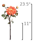 Size guide: 23.5 inches overall, splits at 11 inches