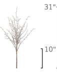 Size guide: 31 inches overall, splits at 10 inches