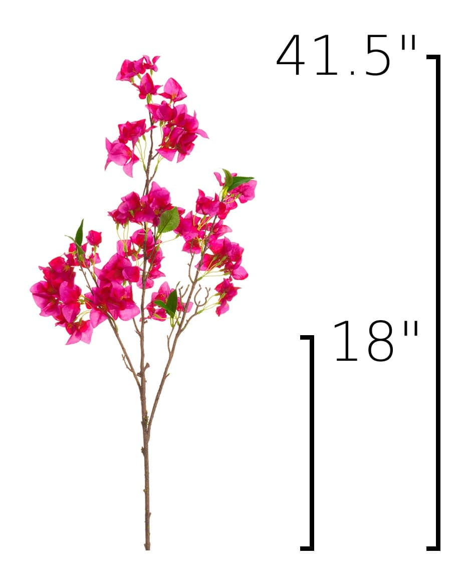 Size guide: 41.5 inches overall, splits at 18 inches