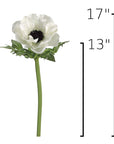 Size guide: 17 inches overall, splits at 13 inches