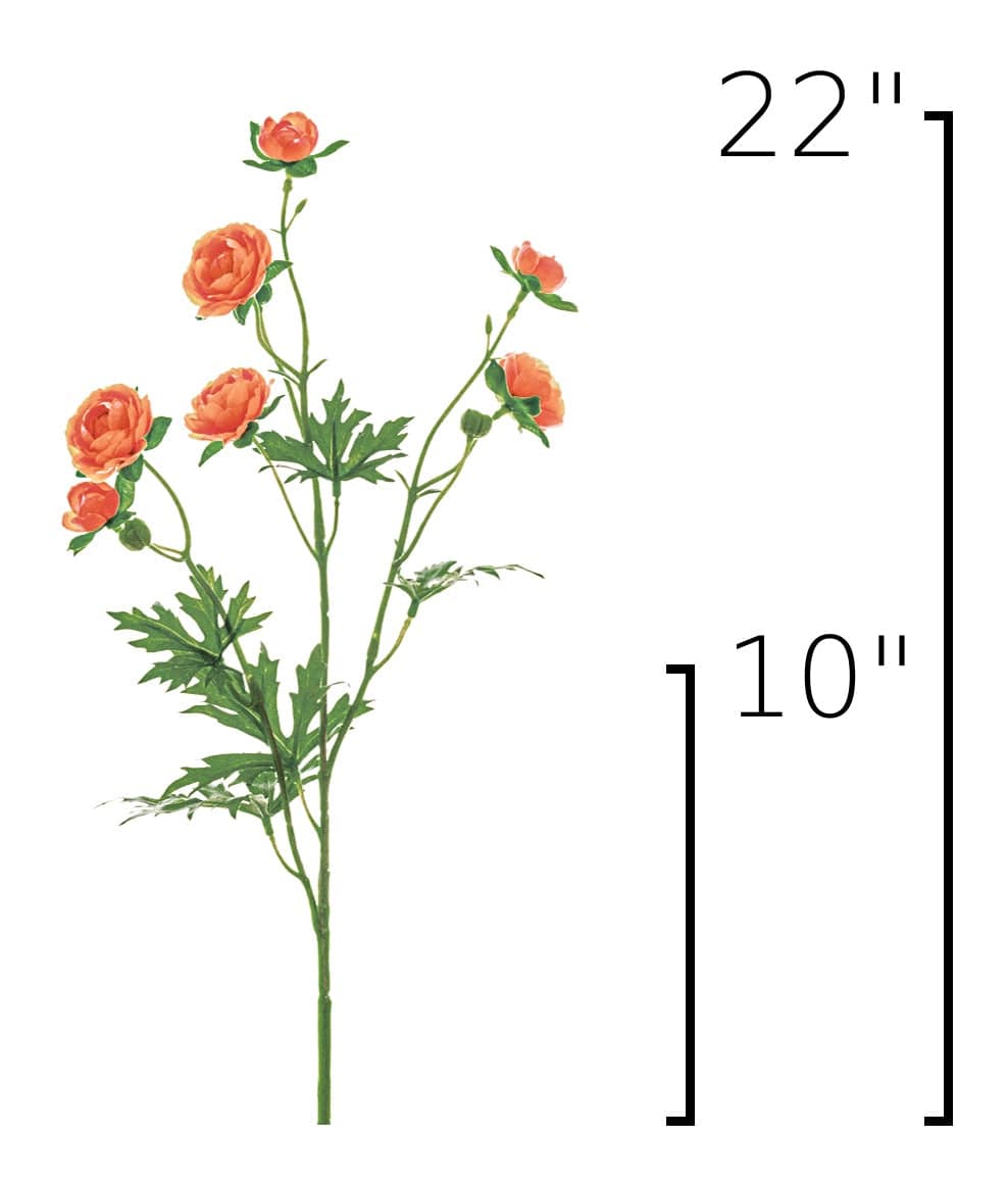 Size guide: 22 inches overall, splits at 10 inches