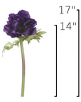 Size guide: 17 inches overall, splits at 14 inches