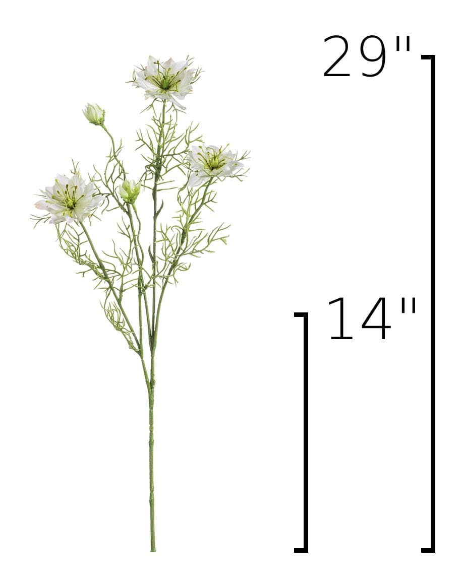 Size guide: 29 inches overall, splits at 14 inches