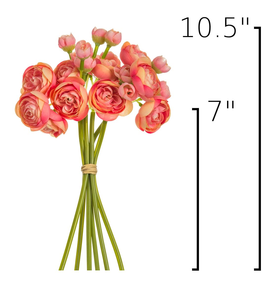 Size guide: 10.5 inches overall, splits at 7 inches