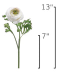 Size guide: 13 inches overall, splits at 7 inches