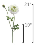 Size guide: 21 inches overall, splits at 10 inches