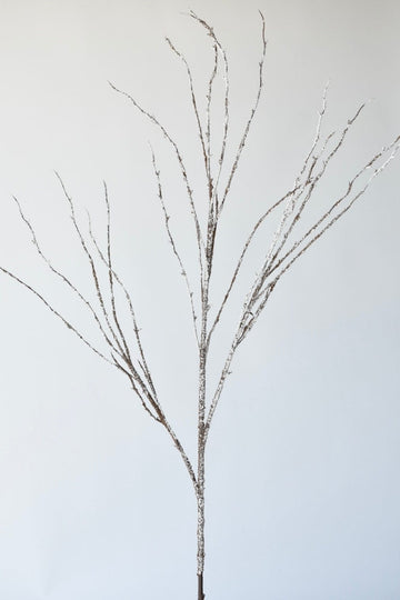 40" Faux Brown/White Twig Branch Stem