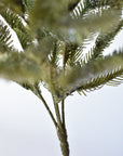18" Faux Iced Sugar Pine Bush