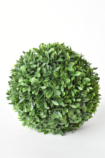 10" Faux Boxwood Ball