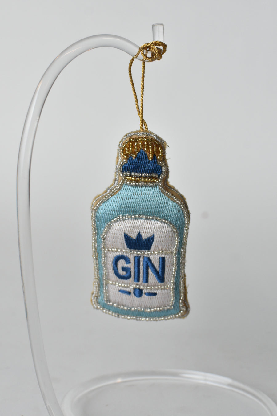 Beaded and Embroidered Ornament Gin