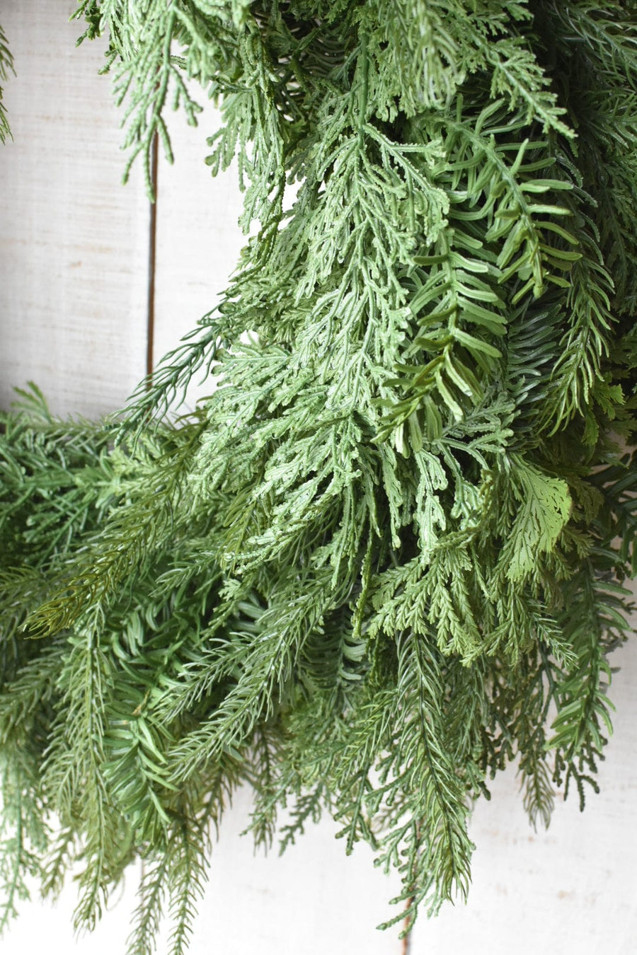 26" Faux Mixed Greenery Wreath