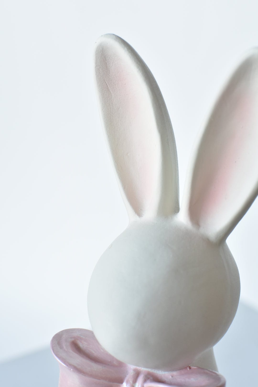 9.5" Bunny Figure With Metallic Bow