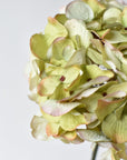 30" Faux Hydrangea Stem Green Lavender