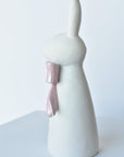 9.5" Bunny Figure With Metallic Bow