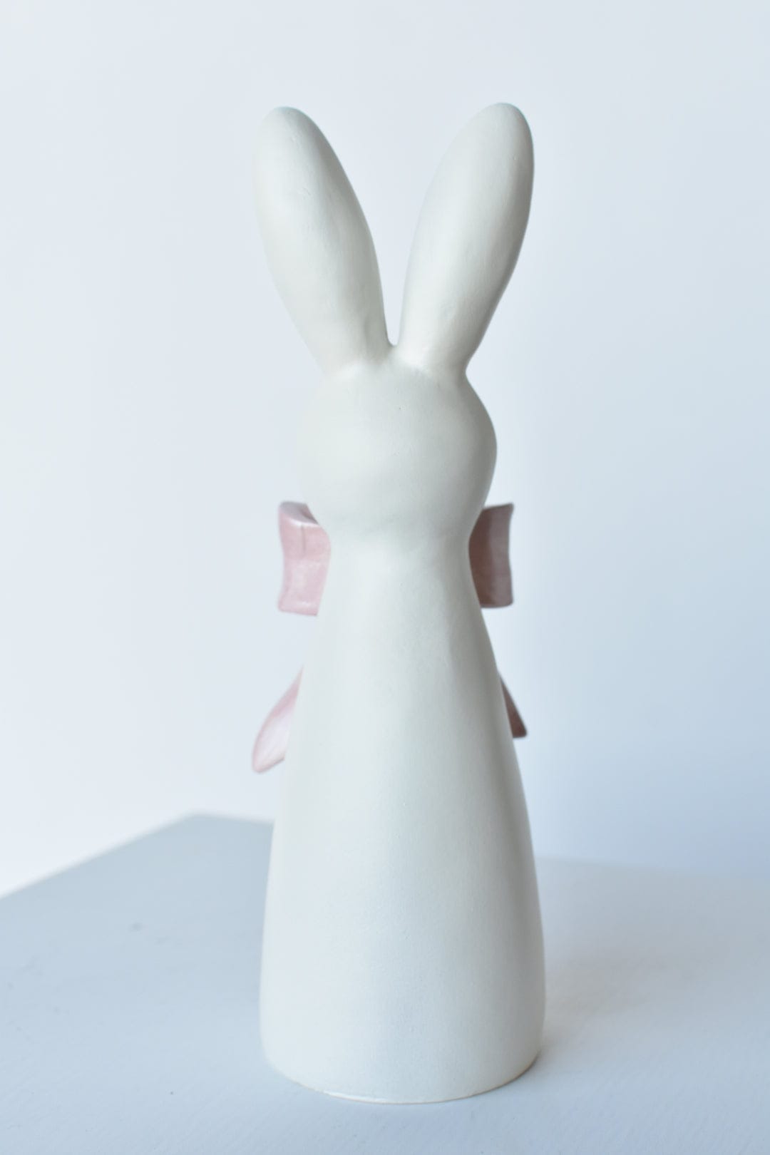 9.5" Bunny Figure With Metallic Bow
