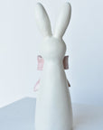 9.5" Bunny Figure With Metallic Bow
