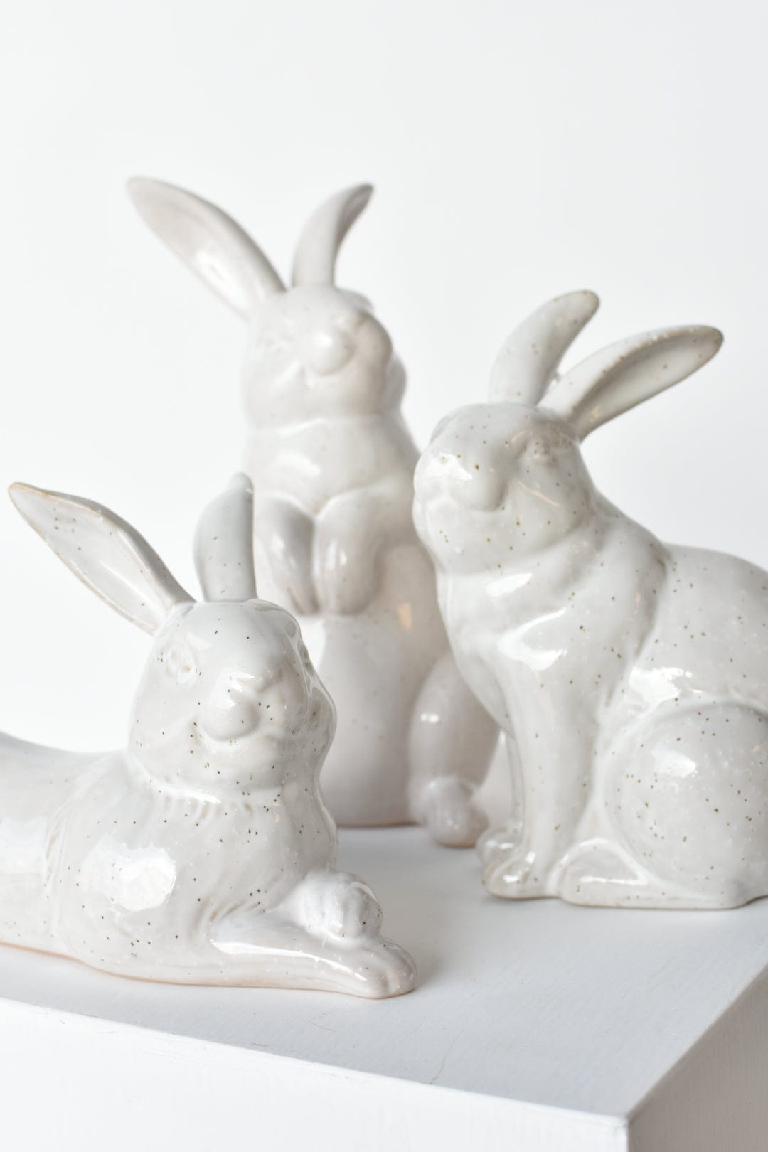 Ceramic Bunny Figures