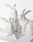 Ceramic Bunny Figures