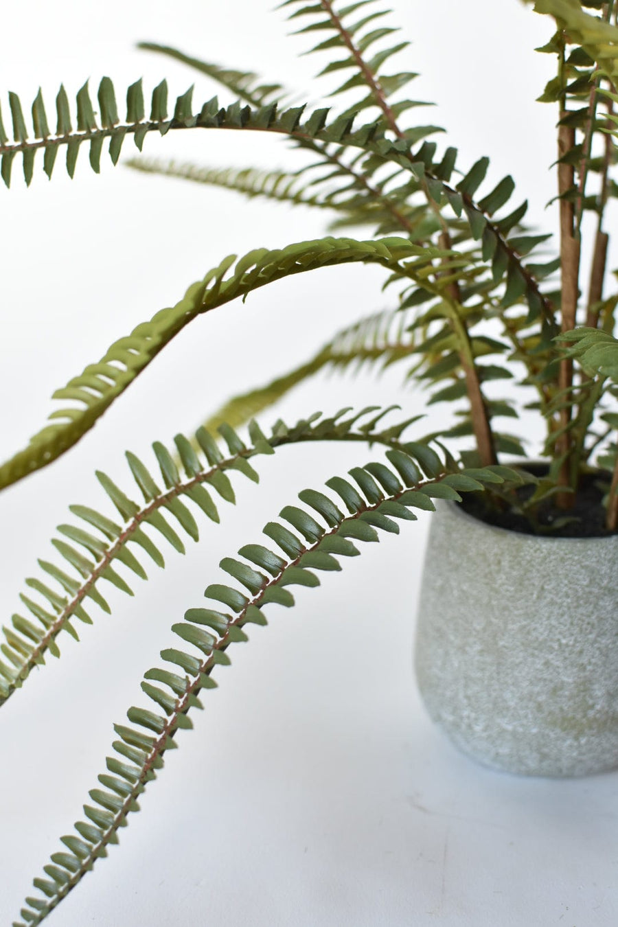 17" Faux Sword Fern in Pot - FERN1