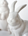 Ceramic Bunny Figures