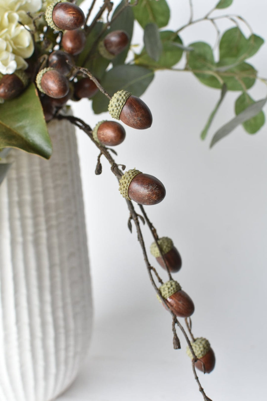 White Hydrangea and Eucalyptus - Curated Bundle