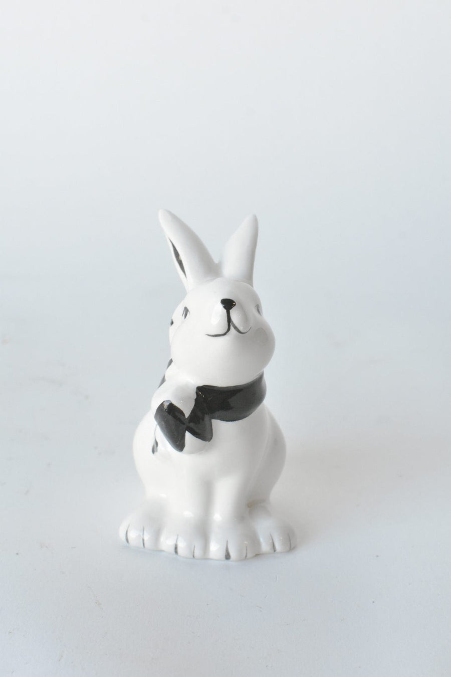 4" Ceramic Harlequin Bunny