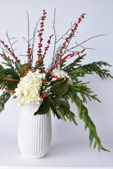 Classic Norfolk White Hydrangea - Curated Bundle